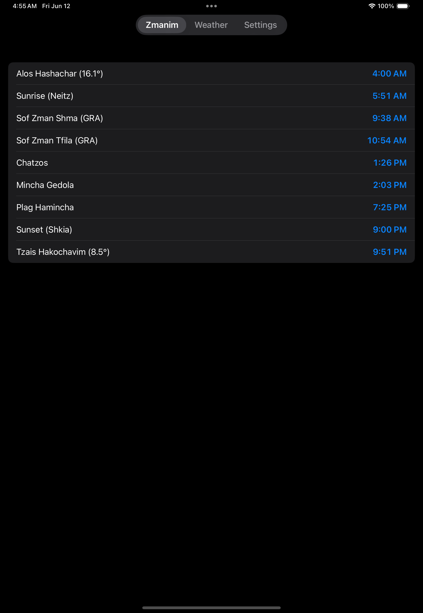 Weather · No-Shul location · dark