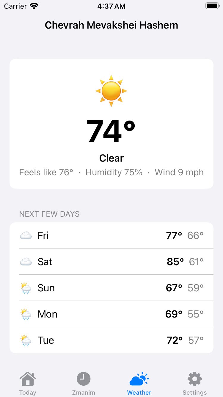 Weather · Shul · light