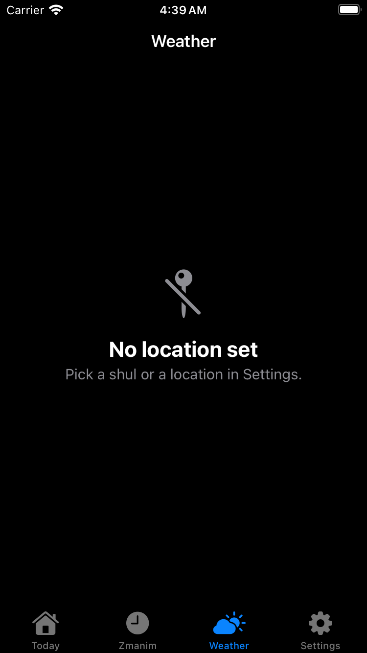 Weather · No shul · dark
