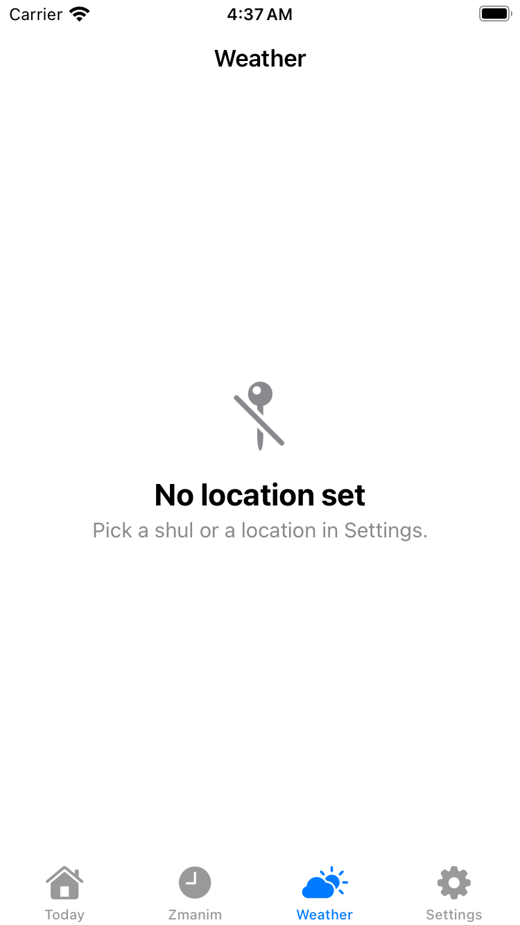 Weather · No shul · light